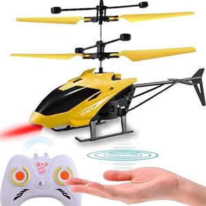 XUBX Giocattoli volanti, Elicottero volante per bambini, robot a induzione a infrarossi, mini elicottero, Hover telecomandato, con sensore a infrarossi, 3