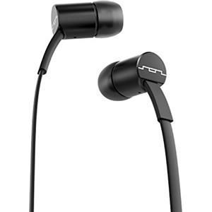 Sol Republic Auricolari in-ear con 1 bottone Mic + Controllo musicale - i2 sound per dei bassi incredibili con toni nitidi sia medi che alti, Nero