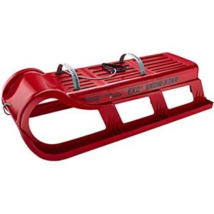 EKO, Bob di plastica Snow Star, 100x35x37, Rosso (Rot), 100x35x37