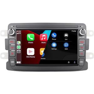 YZKONG Autoradio per Renault Dacia Duster Sandero Logan Dokker Capture con wireless CarPlay Android Auto 7-Zoll Touchscreen multimédia Player Radio Bluetooth/RDS/FM/AM/Mirror Link