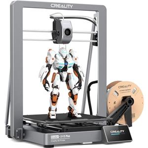 Creality Ender 3 V3 Plus Stampante 3D, 2024 Nuova Versione 600 mm/s, Livellamento Automatico Estrusore Diretto Quick-swap Ugello Tri-metallico, Grande Formato di Stampa 11.8x11.8x13.0in