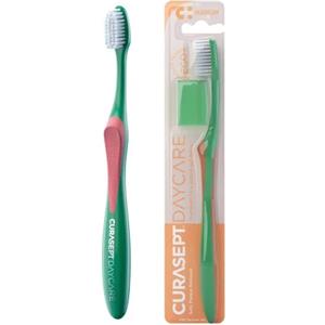 Curasept Daycare Spazzolino Eco Medium - Spazzolino Manuale con Setole Medie in Plastica Riciclata