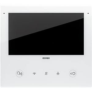 Vimar 40517 - Videocitofono WLAN Tab 7S Up, 2 fili, inoltro di chiamata su smartphone con app dedicata, schermo LCD a colori da 7, montaggio a parete o semi-piede, colore: Bianco