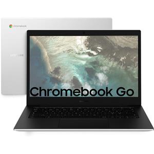 Samsung Galaxy Chromebook Go Intel® Celeron® N N4500 35,6 cm (14'') HD 4 GB LPDDR4x-SDRAM 64 GB eMMC Wi-Fi 6 (802.11ax) ChromeOS Argento