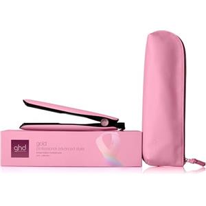 ghd Gold Limited Edition - Piastra per capelli e pochette termoresistente in rosa glicine