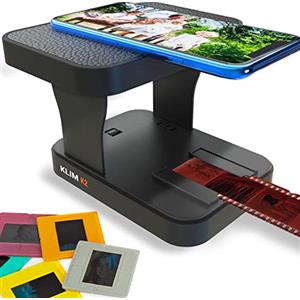 KLIM K2 Mobile Film Scanner 35mm + APP GRATUITA - Scanner per positivi e negativi, scanner per diapositive, scanner fotografico, scanner per diapositive e negativi, diapositive digitalizzazione