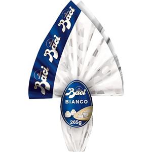 Perugina BACI PERUGINA Uovo di Pasqua 2024 Cioccolato Bianco con Sorpresa e 4 Cioccolatini 265g