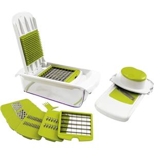 Eurotel Affettatrice per mandolina multifunzione, 7 coppette