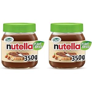 Nutella Plant-Based - Crema Spalmabile alle Nocciole e Cacao, Vegana, Senza Lattosio* e Senza Glutine, Ideale a Colazione per Vegani e Intolleranti al Lattosio, Vasetto da 350 Grammi (Confezione da 2)