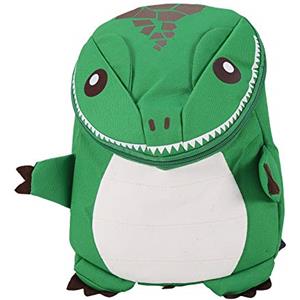 Tiiyee Tinje Bambini Scuola Zaino, Dinosauri Motivo Zainetto Scolastico Carino Borsa Viaggio Grande Capacità Zaini con Regolabile Schienale Imbottito Elementare Bambina Regalo Compleanno (Verde)