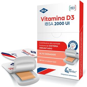 IBSA FARMACEUTICI ITALIA Srl IBSA VITAMINA D3 2000 UI | 30 film orodispersibili