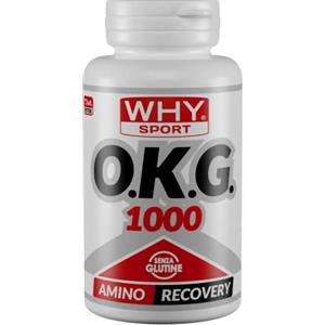 WHY SPORT OKG 1000 - Integratore Alimentare a Base di L-Ornitina α-Chetoglutarato - 60 Compresse