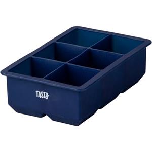 Tasty Stampo per cubetti di ghiaccio Ocean Blue - Contenitore per cubetti di ghiaccio XXL in silicone, ideale per cocktail e bibite, insapore e lavabile in lavastoviglie