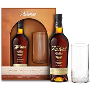 Zacapa Centenario 23 Rum Solera - 700 ml, Confezione regalo con 2 bicchieri