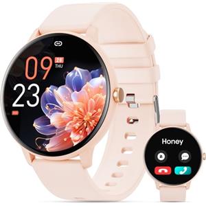 Joautrial Smartwatch Uomo Donna Chiamate Bluetooth e Risposta Vivavoce, 1.39