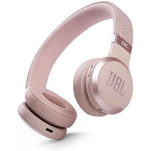 JBL LIVE 460NC, Cuffie On-Ear Wireless Bluetooth con Cancellazione Adattiva del Rumore, Cuffia Pieghevole Senza Fili per Musica, Chiamate e Sport, Fino a 50h di Autonomia, Rosa