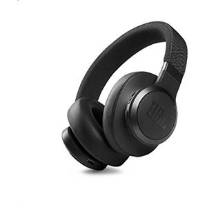 JBL LIVE 660NC, Cuffie Over-Ear Wireless Bluetooth con Cancellazione Adattiva del Rumore, Cuffia Pieghevole Senza Fili per Musica, Chiamate e Sport, Fino a 50h di Autonomia, Nero