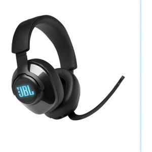 JBL Quantum 400 Cuffie Gaming Over-Ear con Filo USB, Headset da gioco con Microfono, Surround su PC e RGB, compatibilità Multipiattaforma, Colore Nero