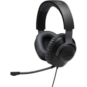 JBL Quantum 100 Cuffie Gaming Over-Ear con Filo, Headset da gioco con Microfono Boom Direzionale Rimovibile, compatibilità su Ogni Piattaforma, Colore Nero