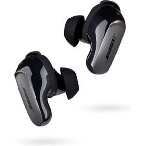 Bose QuietComfort Ultra wireless noise cancelling earbuds, Bluetooth noise cancelling earbuds con audio spaziale e cancellazione del rumore, Nero