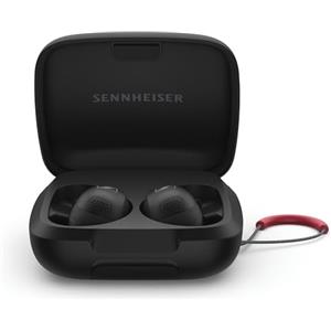 Sennheiser MOMENTUM Sport auricolari con suono sportivo e ANC adattivo, aderenza sicura, durata della batteria di 24 ore - Neri