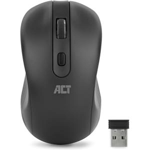 ACT Sensore ottico del mouse wireless 1000 DPI - Ricevitore USB a 2,4 Ghz - Impugnatura per il pollice - Mancino e destro - Leggero - AC5105