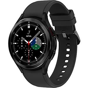 SAMSUNG Smartwatch Galaxy Watch4 Classic LTE in acciaio inossidabile, anello girevole, monitoraggio del benessere, fitness tracker, 2021, nero, 46 mm (versione italiana)