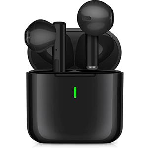 Craciasong Cuffie Bluetooth, Auricolari Bluetooth 5.0 con Stereo HiFi Microfono, Cuffie Wireless con Controllo Touch IPX5 Impermeabili Sport, Auricolari 30 Ore di Riproduzione per iOS/Android