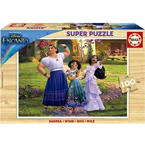 Educa - Puzzle in legno per bambini con 100 pezzi | Encanto Disney (19199)