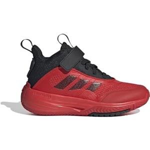 adidas OWNTHEGAME 3.0 Shoes, Scarpe da Basket Unisex-Adulto, Core Black/Red/Red, 38 EU