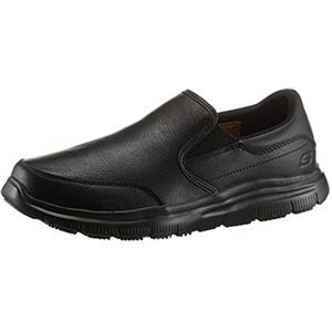 Skechers Flex Advantage Sr, Mocassini Uomo, Nero, 43 EU