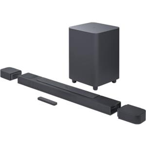 JBL Bar 800, Soundbar a 5.1.2 Canali per TV con Casse Altoparlanti Surround Rimovibili a Batteria, Telecomando, True Dolby Atmos, Connessione HDMI eARC con 4K Dolby Vision, 720 W, Nero