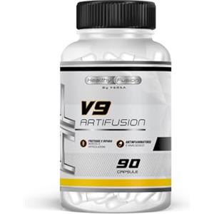 Healthy FUSION V9 Artifusion | Articolazioni + Muscoli | Azione Antinfiammatoria e Analgesica | Elimina dolori articolari e previene lesioni muscolari | Curcuma, Glucosamina, Condroitina, MSM | 90 Capsule