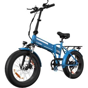 ELEKGO Bicicletta Elettrica per Adulti, 20 x4.0 Fat Tire E-Bike con Motore 250W, Batteria Rimovibile, Bici Elettrica Pieghevole Autonomia 35-90KM, City E-Bike MTB Ebike con 2 modalità di guida