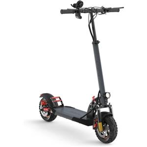 Ealirie Monopattino Elettrico 12.5Ah batteria 10 '' gomma grassa per adulti adolescenti, Doppia sospensione, motore 500W, gamma 30-40KM, 25KM / H, motorino pieghevole, Doppio freno sicuro