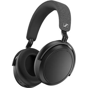 Sennheiser Cuffie Sennheiser MOMENTUM 4 Wireless: Bluetooth, cancellazione adattiva del rumore, 60 h di autonomia, suono personalizzabile, nero, Over-Ear