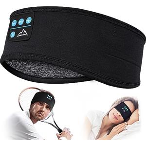 HANPURE Cuffie per Dormire Regalo Uomo Donna: Idee Regalo Donna & Uomo Mascherina per Dormire Altoparlanti Stereo HD Integrati, Ultra Morbido Mascherina Occhi per Dormire con Cuffie, Regali Natale Originali