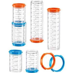 Ferplast Set Tubi Criceto, Accessorio Gabbia per Criceti, Totale 7 pezzi, Tunnel Criceto Trasparenti con Fori di Aerazione, Raccordi inclusi, KIT TUBE TUNNEL, Giochi per Criceti