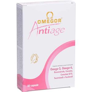 Net Integratori OMEGOR Antiage Omega-3 EPA e DHA Omega-6 confezione 60 perle