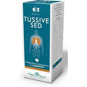 Prodeco Pharma GSE Tussive Sed Sciroppo 120ml - Integratore Alimentare per Vie Respiratorie con Estratti Naturali