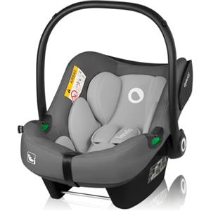 LIONELO LEMMY i-Size Seggiolino auto neonati 40-87 cm, ovetto gruppo 0+, montaggio rivolto all'indietro, cintura di sicurezza a 3 punti, protezione laterale, inserto Dri-Seat