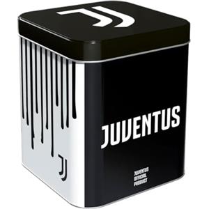 CAIYA Mini Panettone BIANCONERO con Uvetta e Senza Canditi in Latta per Juventus 80g (2024)