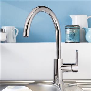 Grohe BauEdge rubinetto da cucina, orientabile, 31367000, BauEdge cromo [Rubinetteria da Cucina > Rubinetti da Cucina]
