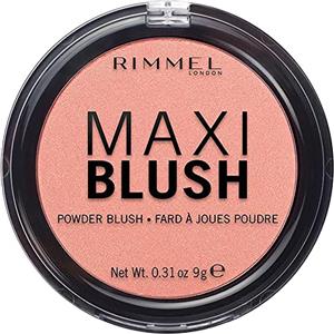 Rimmel London Fard in Polvere Maxi Blush, Powder Blush Pesca a Lunga Durata, Formato Maxi, 001 Third Base, 9 g