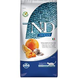 N&D OCEAN CAT HERRING, PUMPKIN AND ORANGE ADULT 5KG