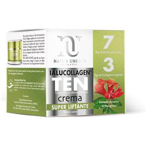 Natur Unique Ialucollagen Ten Crema Super Liftante 50 ml - Crema Viso e Collo con Ialucollagen e Estratti Botanici per un'Azione Liftante e Idratante