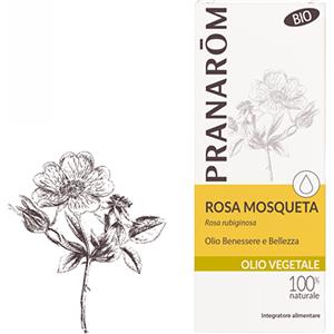 Pranarom Olio di Rosa Mosqueta Bio 50 ml - Rigenerante per la pelle, ricco di Omega 3, 6, 9