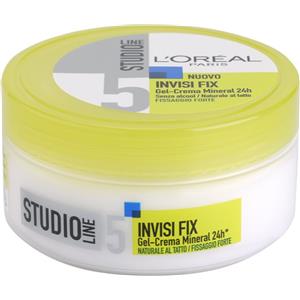 L'Oréal Paris Studio Line Invisi Fix Gel-Crema Mineral 150ml - Fissaggio Naturale per Tutti i Tipi di Capelli