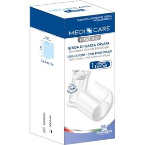 GammaDis Benda Orlata 7cm x 5m - Fasciatura Autoadesiva in Cotone Idrofilo