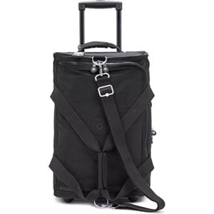 Kipling TEAGAN US Borsone piccolo con ruote, Carry On, Black Noir (Nero)